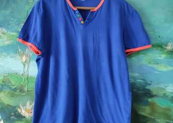 koszulka unikalna Mauritius egzotyczna letnia rozpinana t-shirt bluzka