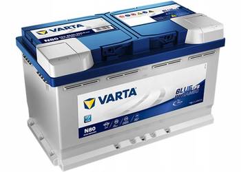 Akumulator 80Ah 800A Varta EFB Start&Stop N80
