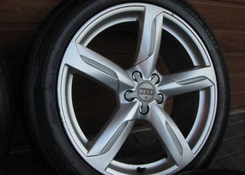 Komplet kół Alu 20" Audi Q5 + opony lato 255/45R20 Idealny stan! 7mm+