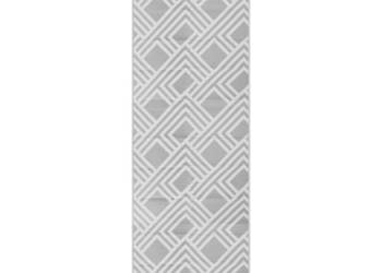 Dywan zewnętrzny szary 80x250 cm PP WM-368565