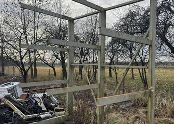 regał magazynowy na blachy profile rury wspornikowy