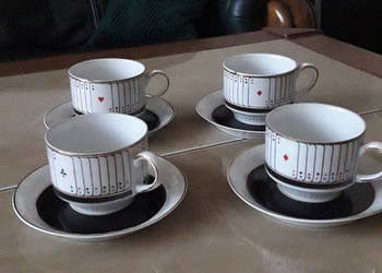 Ćmielów komplet zestaw brydżowy/karciany