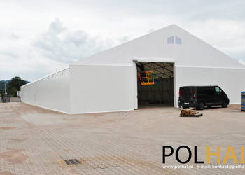 Ujeżdżalnia dla Koni, Hala Namiotowa: 20m x 60m x 4m