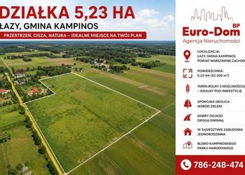 5,3 ha Łazy gmina Kampinos