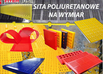Sita poliuretanowe na wymiar, maty sitowe,do przesiewaczy