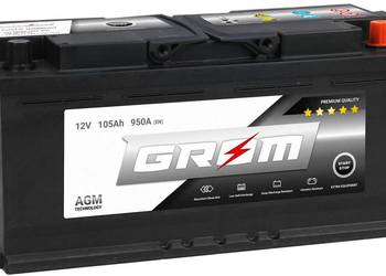 Akumulator GROM AGM START&STOP 105Ah 950A