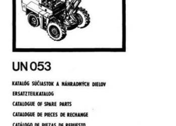 UN-053 katalog części ładowarka