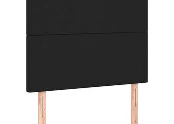 Zagłówki do łóżka 2 szt czarny 100x5x78/88cm sztuczna skóra WM-3116136