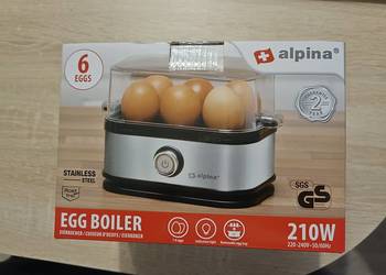 Jajowar Alpina, na 6 jajek, srebrny