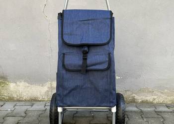 Wózek na zakupy stalowy terenowe koła