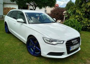 Audi A6 C7 4G Avant 2.0 TDI 177 KM 2013 rok biały kolor zadbana 2 kpl kół