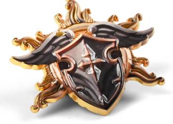 Paladin Class Badge | 10 cm | Metal | Przypinka | Baldur’s Gate 3