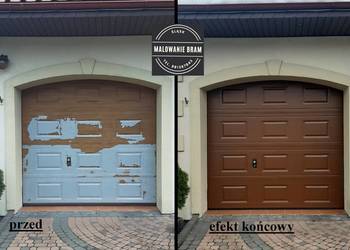 Malowanie BRAMA garażowa RENOWACJA serwis Wiśniowski Horman panele Wrocław
