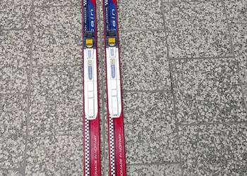 Narty biegowe ASNES 160 cm + wiązania SNS