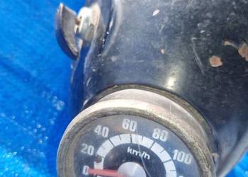 Metalowa lampa przednia licznik wsk