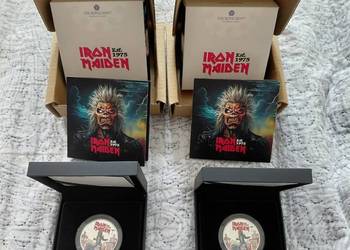 Oryginalna nowa moneta kolekcjonerska Iron Maiden