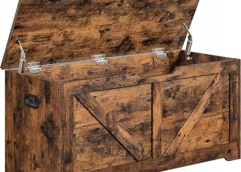Skrzynia kufer do przechowywania styl rustykalny