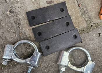 Trabant 601 wieszaki tłumika,  obejmy wydech