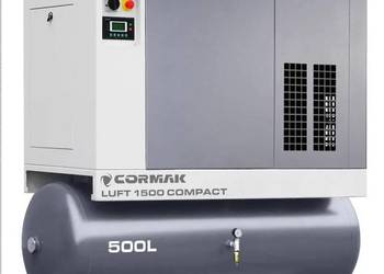 Sprężarka śrubowa z osuszaczem i zbiornikiem 500L - LUFT 1500 COMPACT 11kW