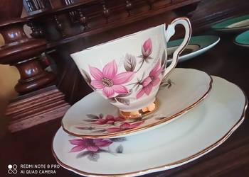 Filiżanka z talerzykiem deserowym. Evesham. Royal Stafford