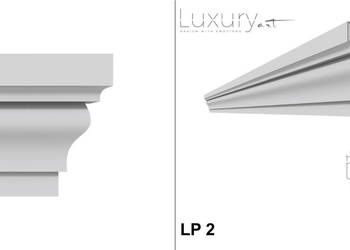 gzyms parapetowy LP2 12cm x 4,5 cm , sztukateria elewacyjna