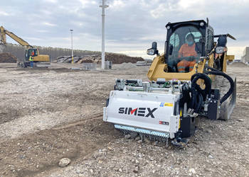Stabilizator gruntu Simex PL 100.25 dla ładowarek skid-steer