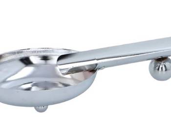 Srebrna Popielniczka do Cygar z Miejscem na Cygaro Popielnica Cygarowa