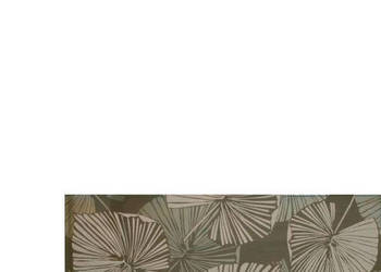 Dekor Ismena brąz Liście Centro 25 x 60, Cerrol, płytki, kafelki, flizy