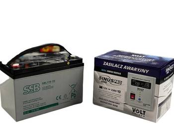 Zestaw UPS Volt Polska 800 VA 800 W + SSB SBL 110-12i