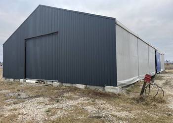 hala namiotowa używana 14x30 m wys.4 stan dobry ocynk OKAZJA