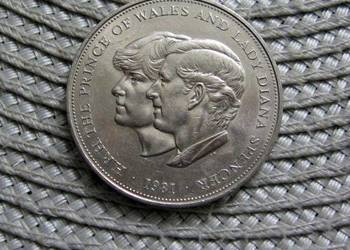 Wielka Brytania 25 Pensów 1981r - Ślub Diany i Karola