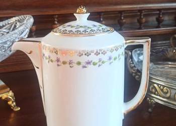 Dzbanek do czekolady. Fiołki. Rosenthal.  Syg. Thomas. Z 190