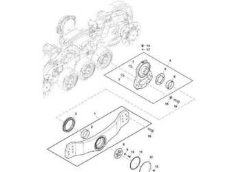 John Deere 9470RX - Podpora RE576438 (Gąsienice i obciąźniki) John Deere 9470RX - Podpora RE576438 (Gąsienice i obciąźniki)