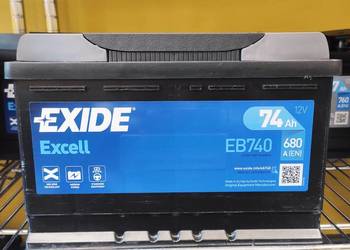 Akumulator 74Ah 680A Exide Excell EB740
