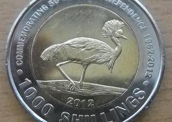UGANDA - 1000 - SZYLLINNG - 2012 r -ŁADNA