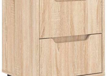 vidaXL Szafka nocna "VISNES" Dąb Sonoma 45x40x50 cm(SKU:4108283)