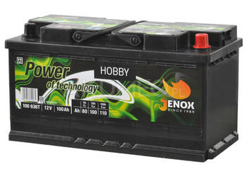 Akumulator 100Ah Jenox Hobby Power DARMOWA DOSTAWA Chopina 1 696X685X321