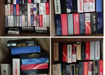 kkasety wideo VHS kolekcjonerskie JVC TDK Maxell Sony BASF Fuji Agfa Philip