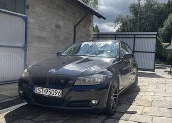 Bmw e90 sedan czarny shadow pakiet automat Xdrive zestaw opon z felgami zim