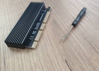 SABRENT Adapter M.2 NVMe SSD PCIe x16 4 dyski z radiatorem