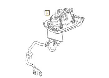 VOLVO XC60 lusterko wsteczne lewe oryginalne 31424816 OE