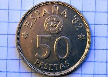 50 PESET ( 50 PESETAS ) 1980/1982 ROK - HISZPANIA