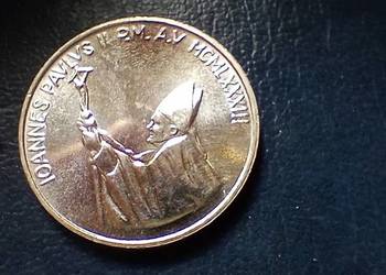 Stare monety 1000 lir 1983 Watykan srebro