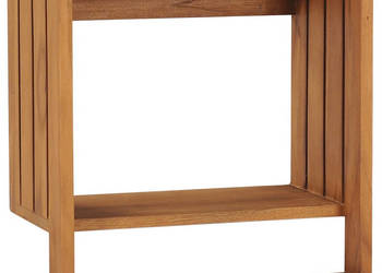 Ścienny wieszak na ręcznik 35x20x35 cm lite drewno tekowe WM-289073
