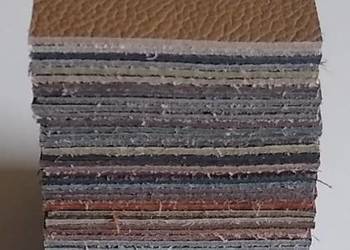 Skóra Kwadrat 6 x 6 cm (50 sztuk) Licowa Włoska Brązy i inne (18)