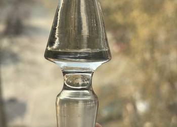 Korek ze szkła bezbarwnego do karafki