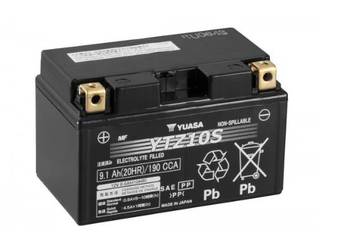 Akumulator motocyklowy YUASA YTZ10S Wet Charge 9,1Ah 190Ah