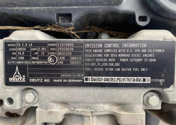 Deutz TD 2.9 L4 KW54,0