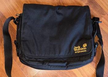 Torba na ramię listonoszka Jack Wolfskin Intercross vintage czarna messenge