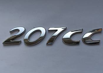 Napis emblemat Peugeot 207 cc